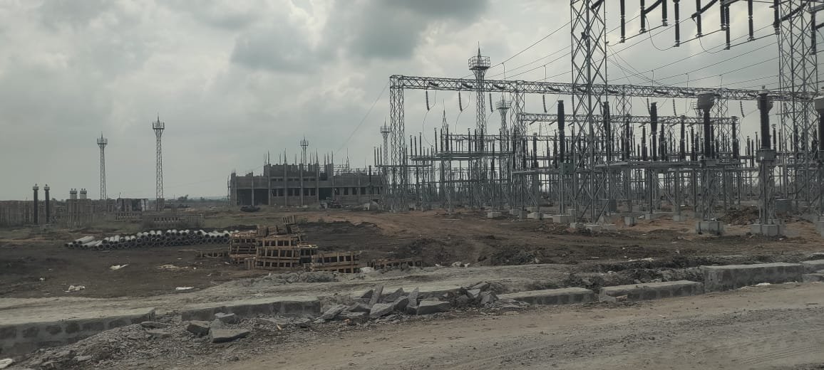 Nihaniya Infra Tech substation construction site